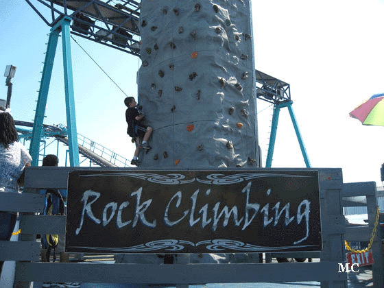Steel Pier Rock Climbing