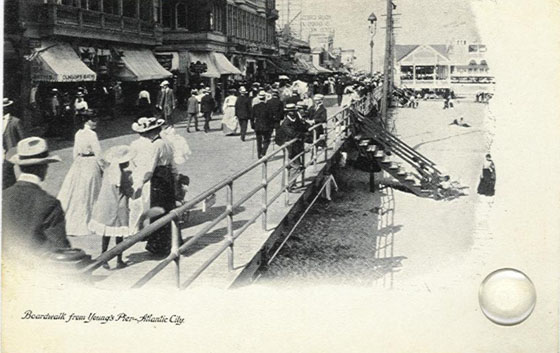 Atlantic City Boardwalk - Early 1900's 