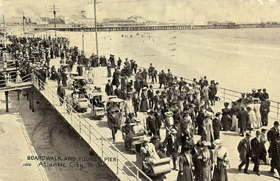 Atlantic City Boardwalk 1907 