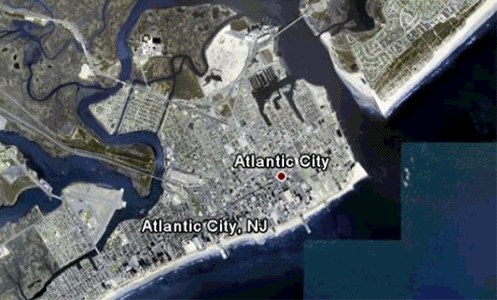 Atlantic City From Space