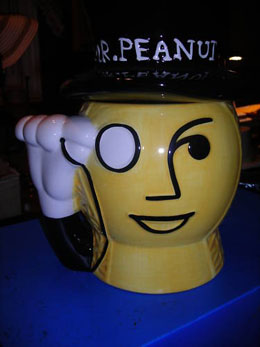 Mr. Peanut Cookie Jar