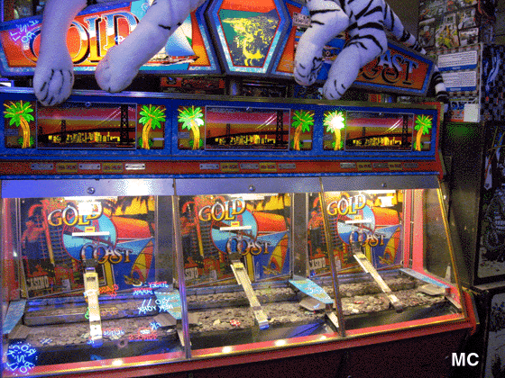 Gold Cost Game at the Playcade Arcade 