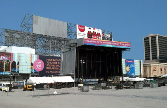 Beach Concert Stand