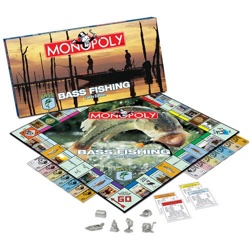 Bass Fishing Lakes Monopoly