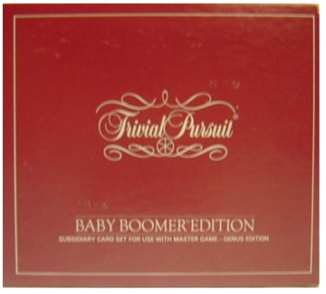 Trivial Pursuit Baby Boomer Edition susidiary Card Set for use with Master Game  - Geius Edition  